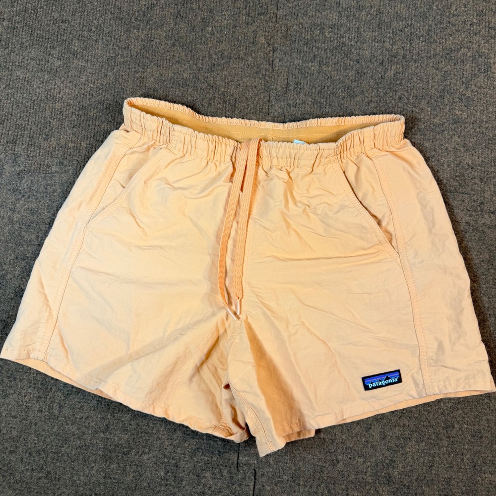 Patagonia Baggies Shorts Women XS Orange 5 Inseam NetPlus 57059 Tigerlily SP22